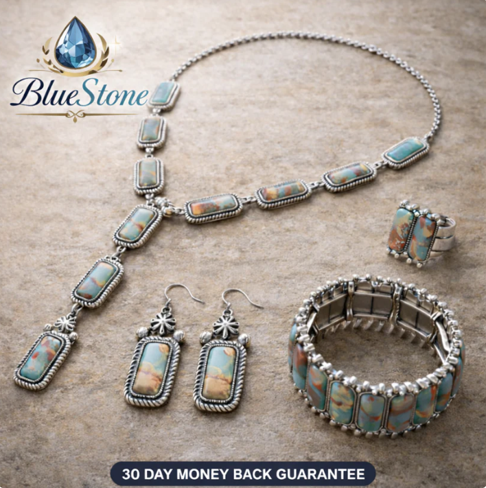 Aunties Bluestone Jewelry Set (Clearance Sale)