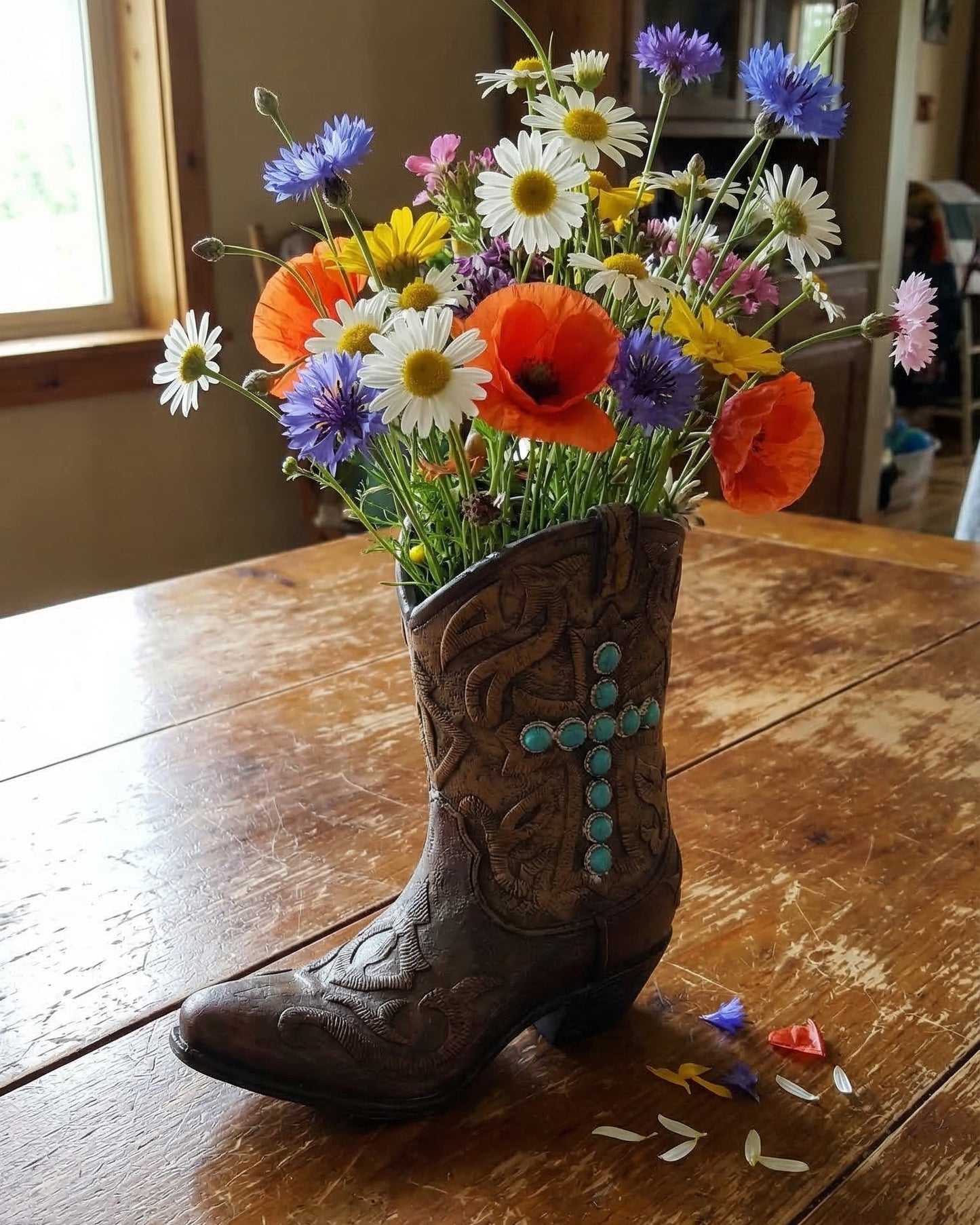 Cowboy Boot Vases