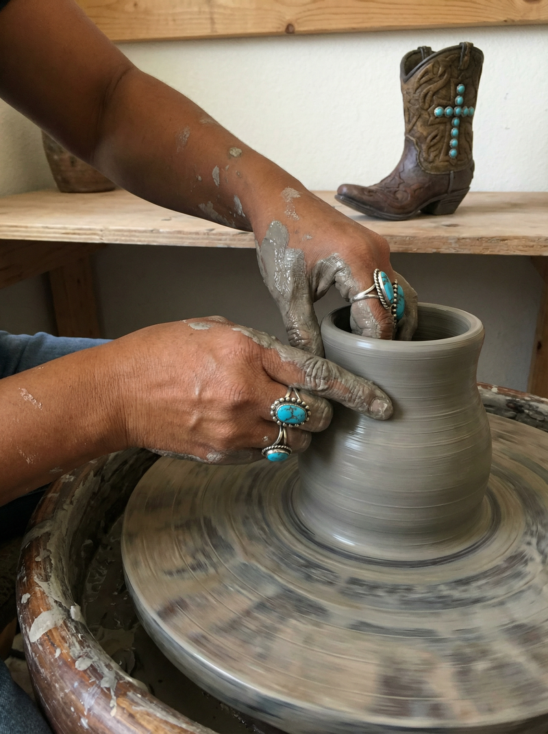 Handcrafted Vase Detail 1